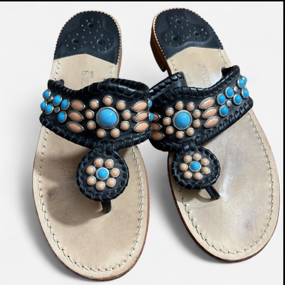Jack Rogers Shoes - Jack Rogers stone leather sandals